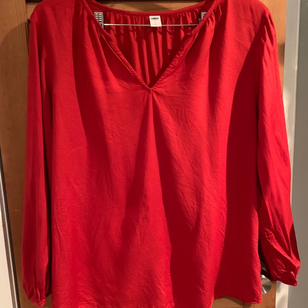 Orange/red blouse